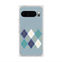 Premium Square Case with Pixelsnap［ Nordic Argyle - Blue ］