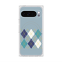 Premium Square Case with Pixelsnap［ Nordic Argyle - Blue ］