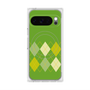 Premium Square Case with Pixelsnap［ Nordic Argyle - Green ］