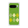 Premium Square Case with Pixelsnap［ Nordic Argyle - Green ］
