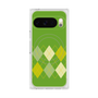 Premium Square Case with Pixelsnap［ Nordic Argyle - Green ］