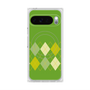 Premium Square Case with Pixelsnap［ Nordic Argyle - Green ］