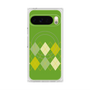 Premium Square Case with Pixelsnap［ Nordic Argyle - Green ］