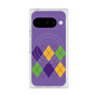 Premium Square Case with Pixelsnap［ Nordic Argyle - Purple ］