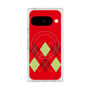 Premium Square Case with Pixelsnap［ Nordic Argyle - Red ］
