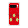 Premium Square Case with Pixelsnap［ Nordic Argyle - Red ］