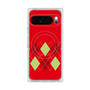 Premium Square Case with Pixelsnap［ Nordic Argyle - Red ］