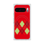 Premium Square Case with Pixelsnap［ Nordic Argyle - Red ］