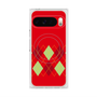 Premium Square Case with Pixelsnap［ Nordic Argyle - Red ］