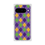 Premium Square Case with Pixelsnap［ Argyle - Purple ］