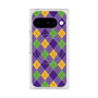Premium Square Case with Pixelsnap［ Argyle - Purple ］