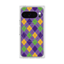 Premium Square Case with Pixelsnap［ Argyle - Purple ］