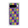 Premium Square Case with Pixelsnap［ Argyle - Purple ］