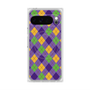 Premium Square Case with Pixelsnap［ Argyle - Purple ］