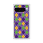 Premium Square Case with Pixelsnap［ Argyle - Purple ］