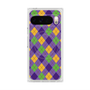Premium Square Case with Pixelsnap［ Argyle - Purple ］