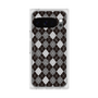 Premium Square Case with Pixelsnap［ Argyle - Black ］