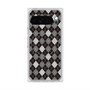 Premium Square Case with Pixelsnap［ Argyle - Black ］