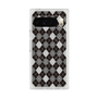Premium Square Case with Pixelsnap［ Argyle - Black ］