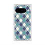 Premium Square Case with Pixelsnap［ Argyle - Blue ］
