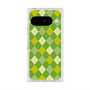 Premium Square Case with Pixelsnap［ Argyle - Green ］