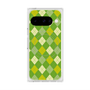 Premium Square Case with Pixelsnap［ Argyle - Green ］