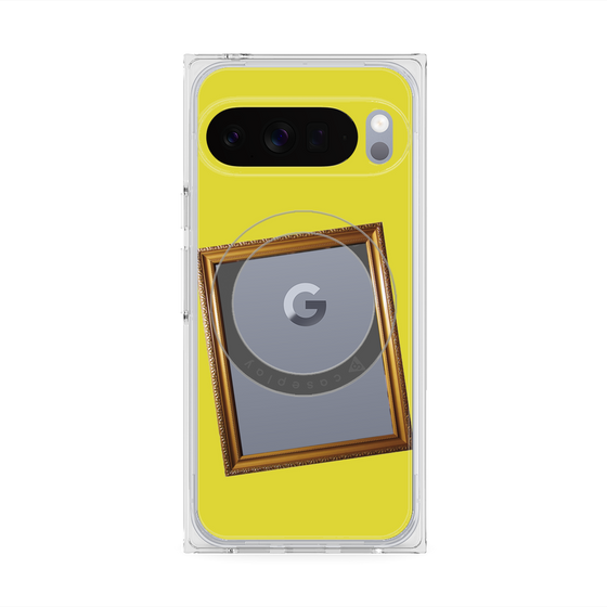 Premium Square Case with Pixelsnap［ Photo Frame - Yellow ］