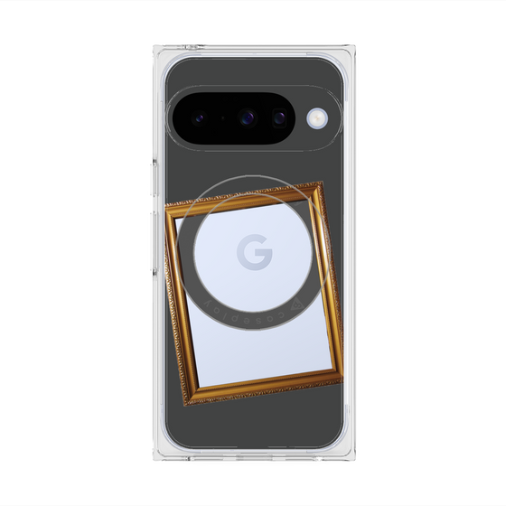 Premium Square Case with Pixelsnap［ Photo Frame - Gray ］