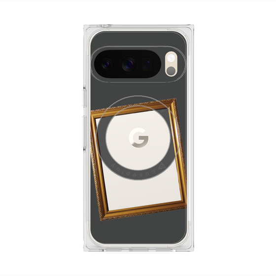 Premium Square Case with Pixelsnap［ Photo Frame - Gray ］