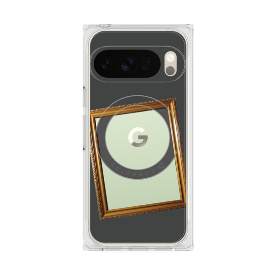 Premium Square Case with Pixelsnap［ Photo Frame - Gray ］