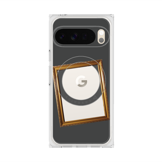 Premium Square Case with Pixelsnap［ Photo Frame - Gray ］