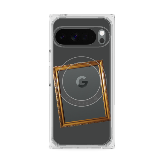 Premium Square Case with Pixelsnap［ Photo Frame - Gray ］