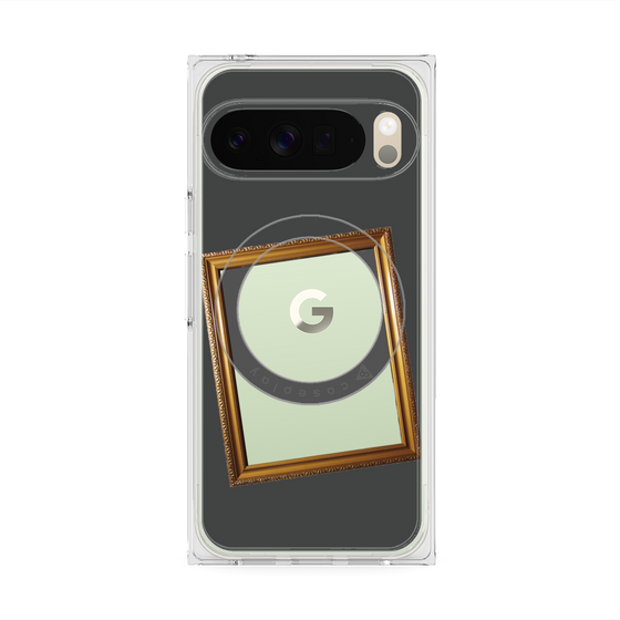 Premium Square Case with Pixelsnap［ Photo Frame - Gray ］