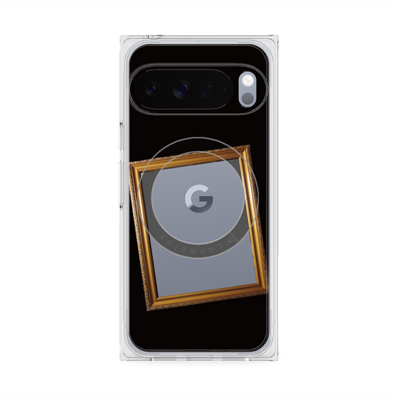 Premium Square Case with Pixelsnap［ Photo Frame - Black ］