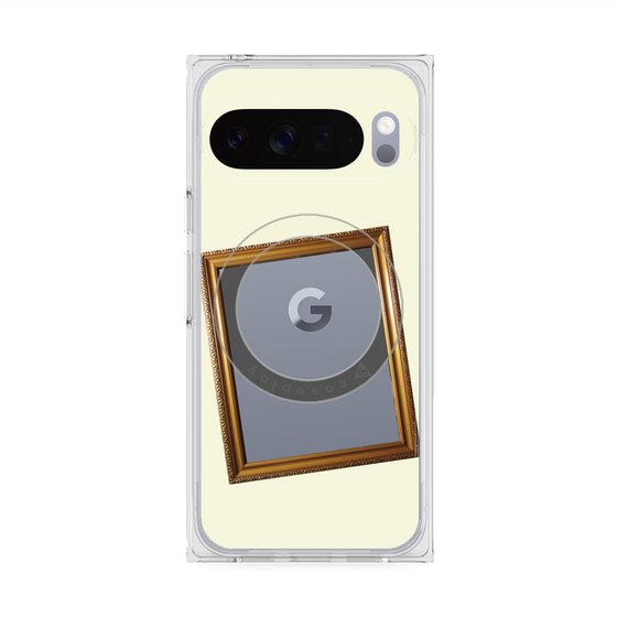 Premium Square Case with Pixelsnap［ Photo Frame - Ivory ］