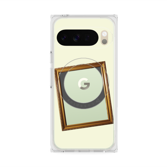 Premium Square Case with Pixelsnap［ Photo Frame - Ivory ］