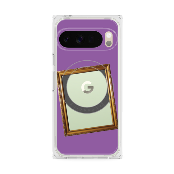 Premium Square Case with Pixelsnap［ Photo Frame - Purple ］