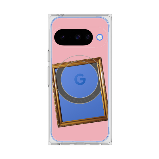 Premium Square Case with Pixelsnap［ Photo Frame - Pink ］