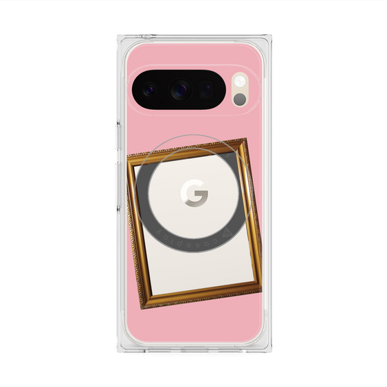 Premium Square Case with Pixelsnap［ Photo Frame - Pink ］