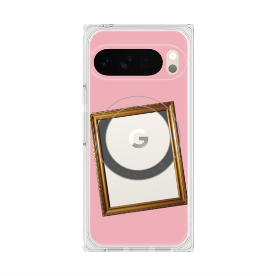 Premium Square Case with Pixelsnap［ Photo Frame - Pink ］
