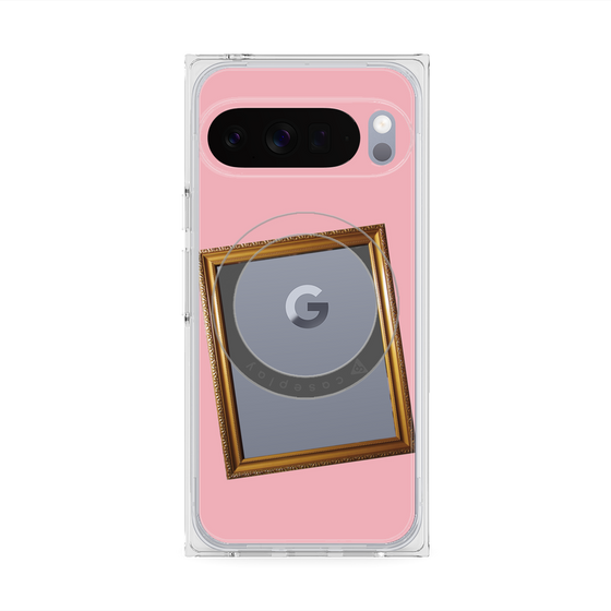 Premium Square Case with Pixelsnap［ Photo Frame - Pink ］