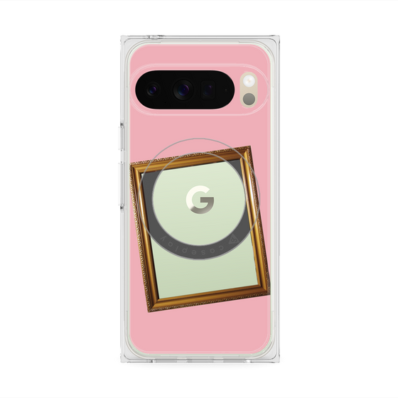 Premium Square Case with Pixelsnap［ Photo Frame - Pink ］