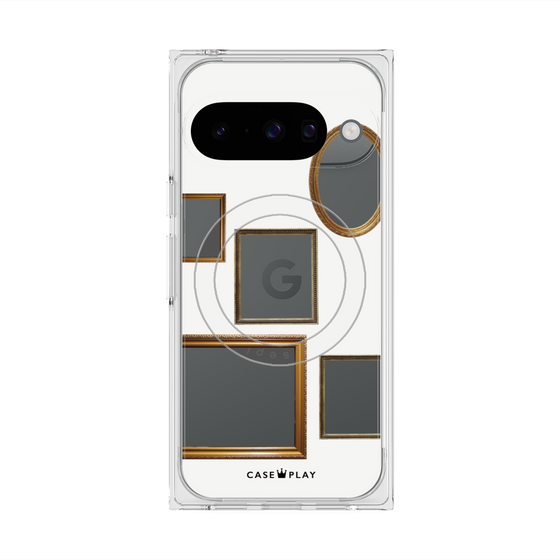 Premium Square Case with Pixelsnap［ Photo Frames - White ］