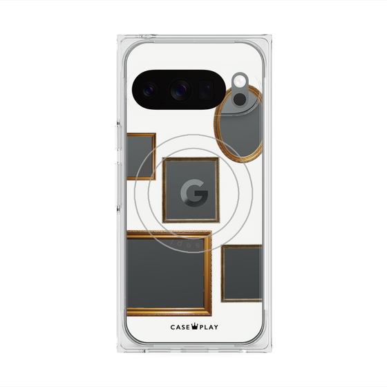 Premium Square Case with Pixelsnap［ Photo Frames - White ］