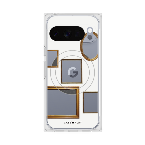 Premium Square Case with Pixelsnap［ Photo Frames - White ］