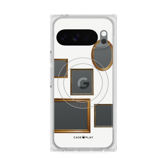 Premium Square Case with Pixelsnap［ Photo Frames - White ］