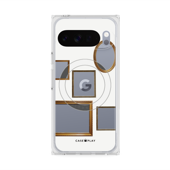 Premium Square Case with Pixelsnap［ Photo Frames - White ］