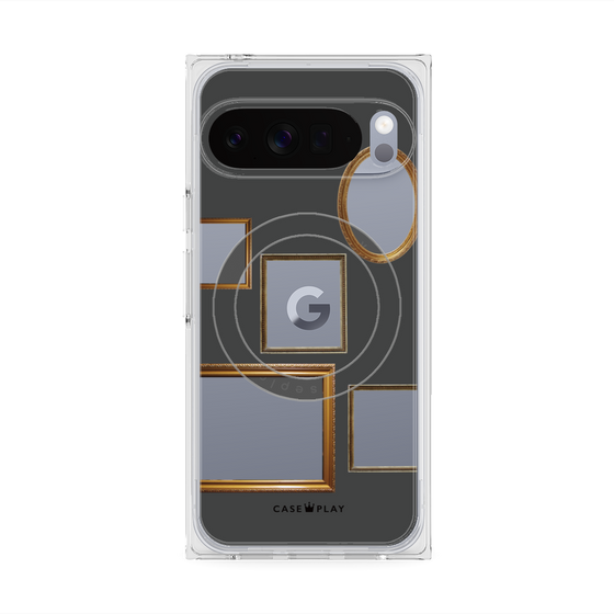 Premium Square Case with Pixelsnap［ Photo Frames - Gray ］