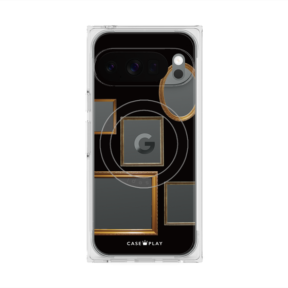 Premium Square Case with Pixelsnap［ Photo Frames - Black ］