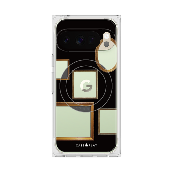 Premium Square Case with Pixelsnap［ Photo Frames - Black ］